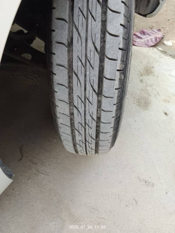 Bridgestone used  tires 145-80-13 4