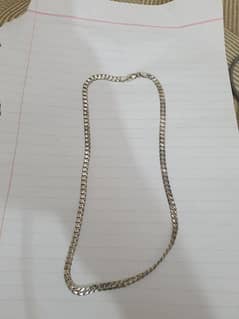 Man Silver Neck Chain & Feroza Pather