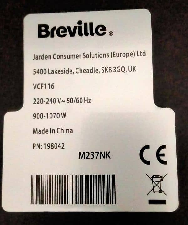 Breville coffee machine 0