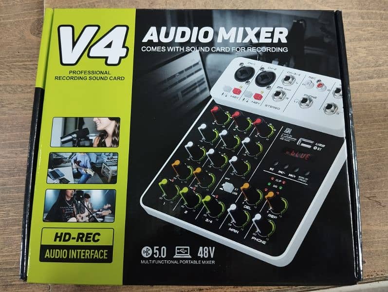 Audio Mixer V4 Box Packed 0