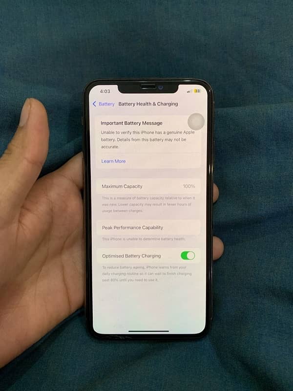 iPhone 11 Pro Max PTA Approved 64gb with box 7