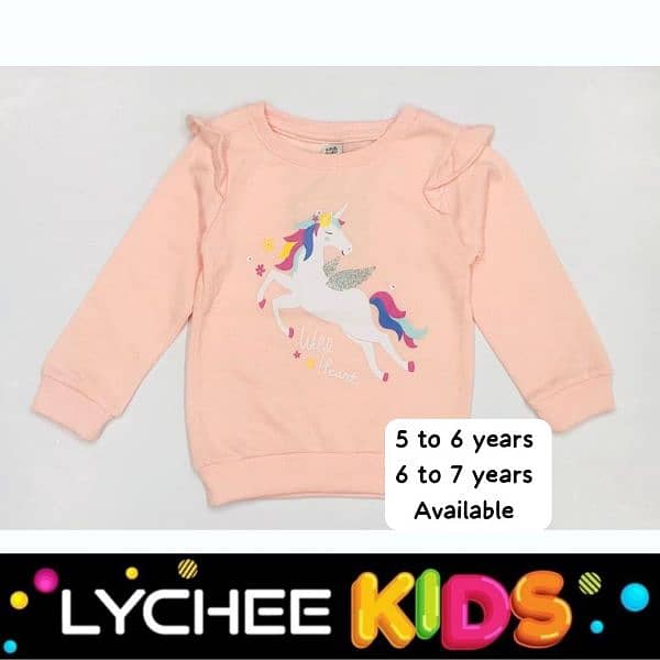 *Hellow WinterNew branded Kids Printed sweatshirt by Lychee Kids 0