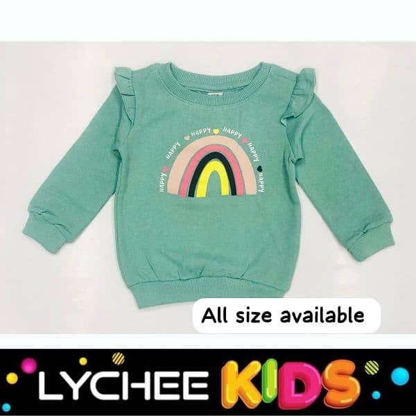 *Hellow WinterNew branded Kids Printed sweatshirt by Lychee Kids 1