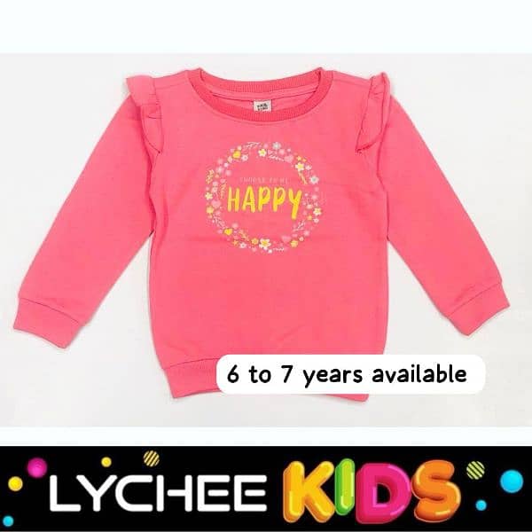 *Hellow WinterNew branded Kids Printed sweatshirt by Lychee Kids 4