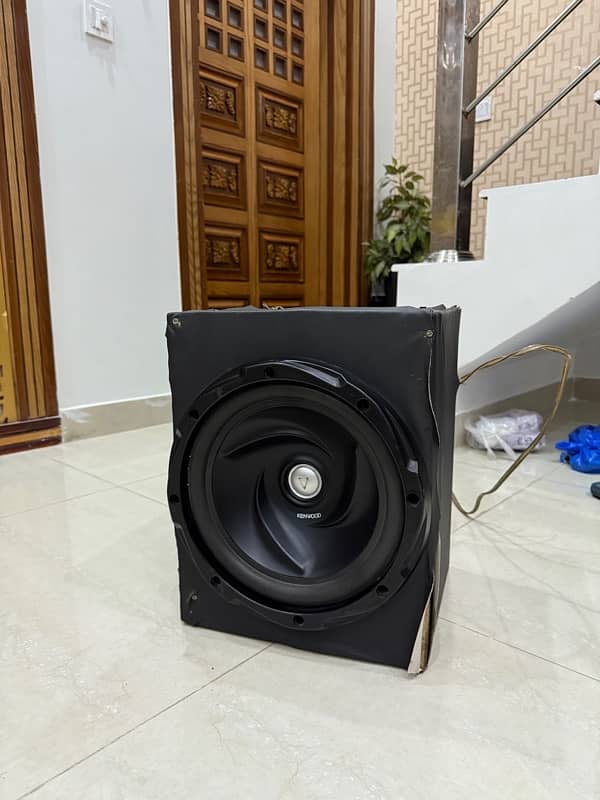 kenwood woofer with box 2