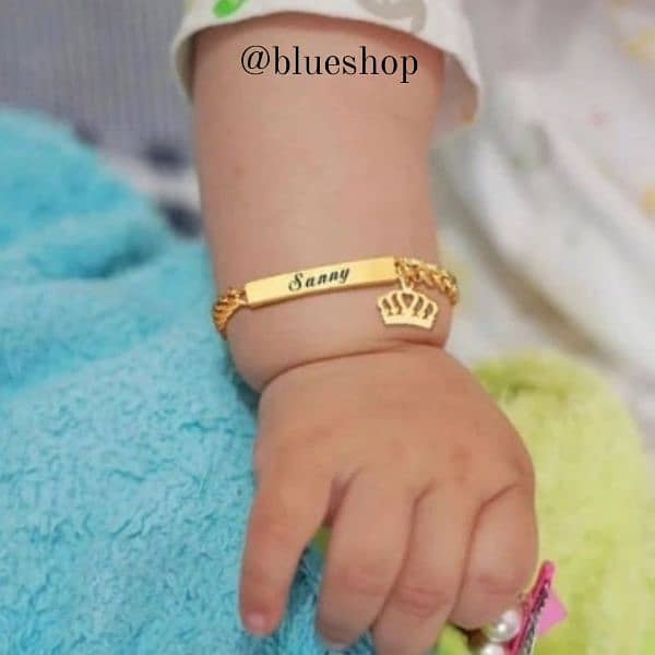 Customized Baby Bracelet with Named personalised baby bracelet 2