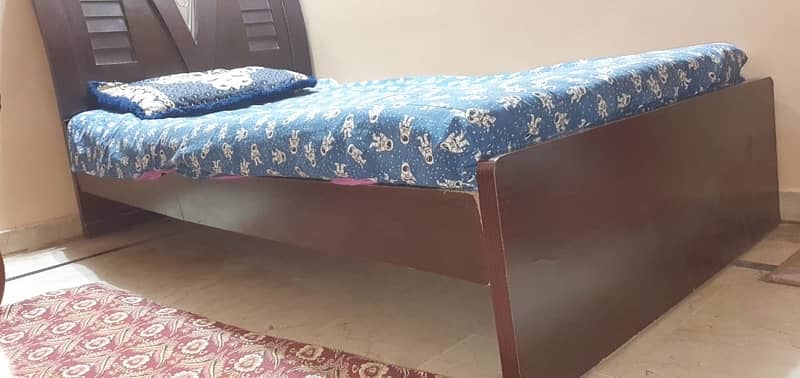 SINGLE BED WITH MATTRESS 6