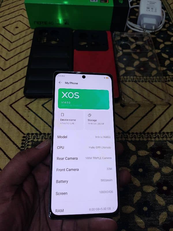 infinix not 40 in very good condition 2