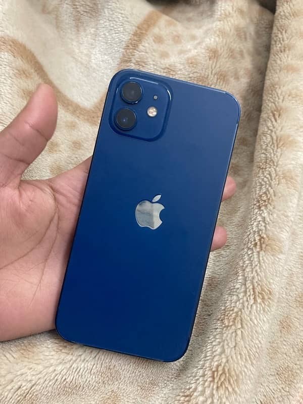 iphone 12 blue color 128gb 82 health waterpack 0