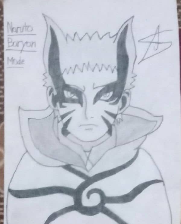 Naruto sketch drawing in only RS 299 0