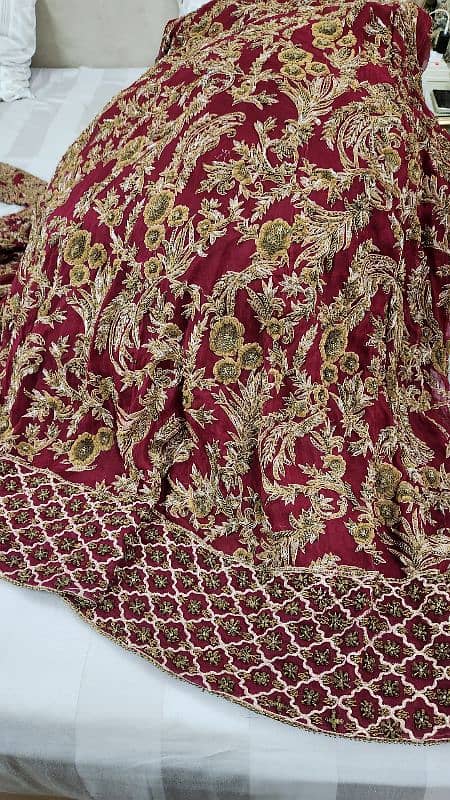 Bridal Lehenga | Barat Dress | Wedding Lehenga | Bridal Wear Dress HSY 7