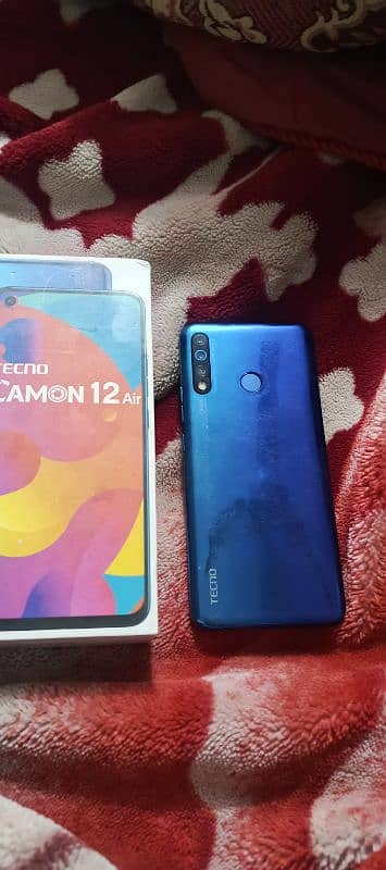 Tecno camon 12 air complete box 1