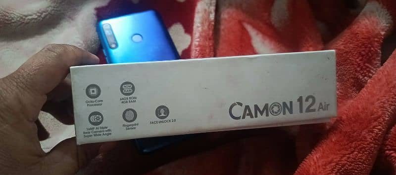 Tecno camon 12 air complete box 2