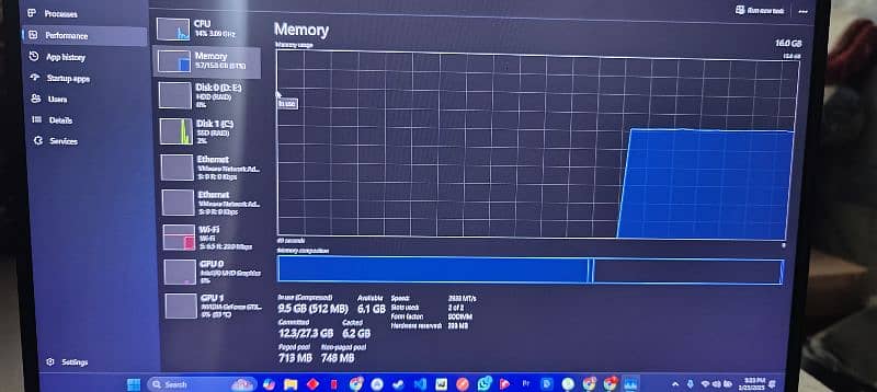 HP pavilion gaming 16 i7 10th 1650 ti 144 hr screen 5