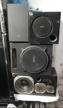 Mix speakers woofer