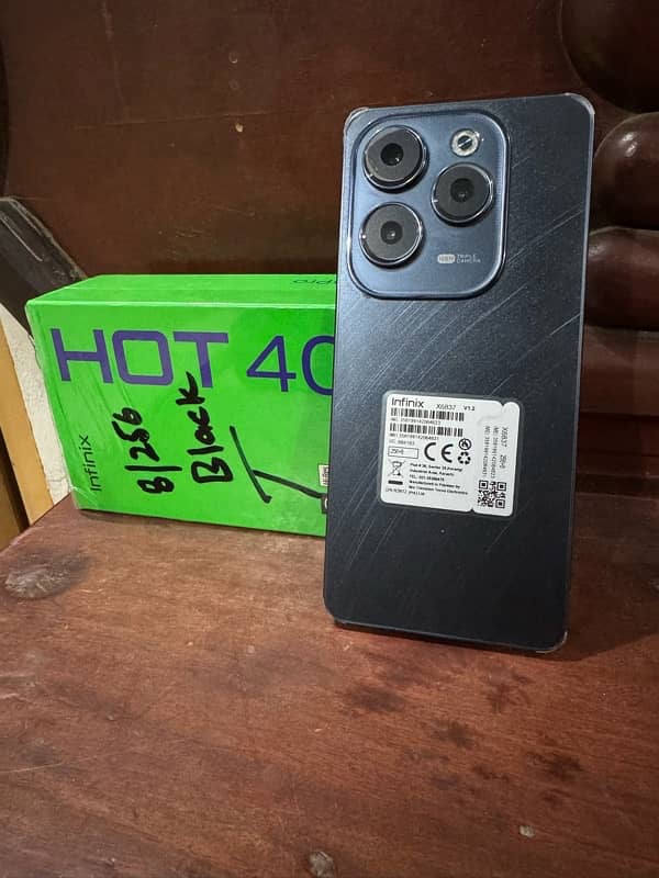 infinx hot 40 pro black colour 16 GB Ram 256 GB Rom full box  10/10 1