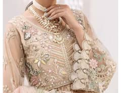 Eman adeel embroidered stitched formal Maxi