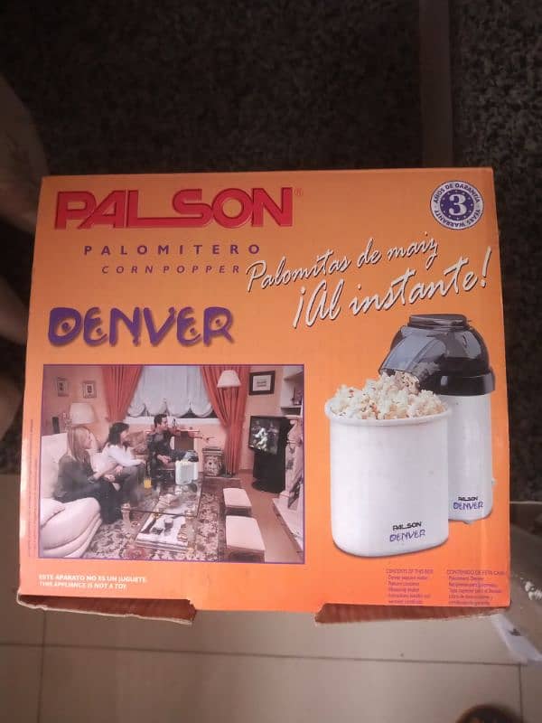 Palson Pop corn maker 10/10 1