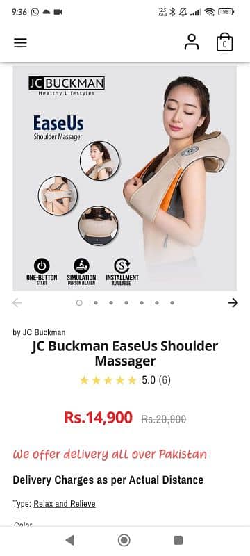 JC Buckman back and shoulder massager 2