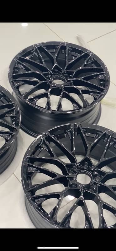 18'' inch + YOKOHAMA ADVAN DB 245/45/18 CIVIC X rims+tyres for sale. 6