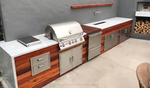 Outdoor Wooden Kitchen | Handcrafted & Durable