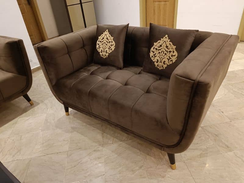 Brown sofa set / sofa set / brown sofa set 1