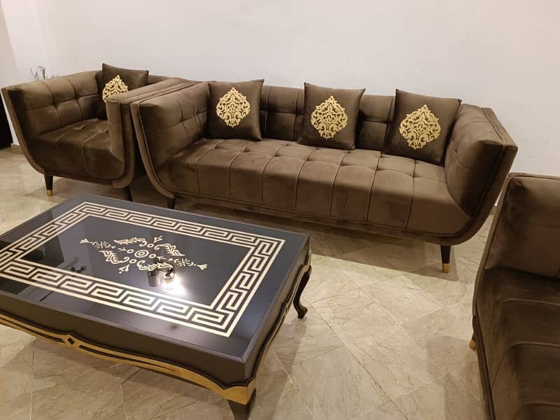 Brown sofa set / sofa set / brown sofa set 2