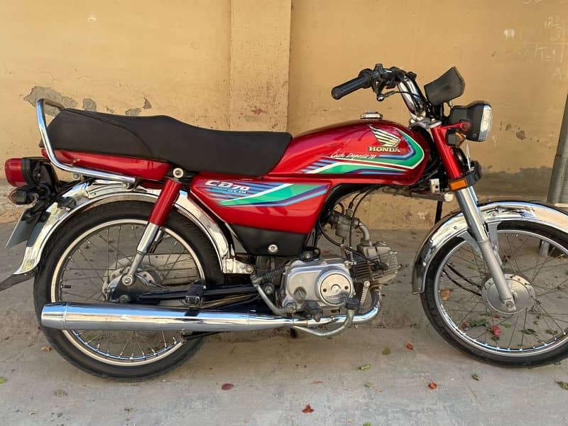 Honda CD 70-2017 Model For Sale 1