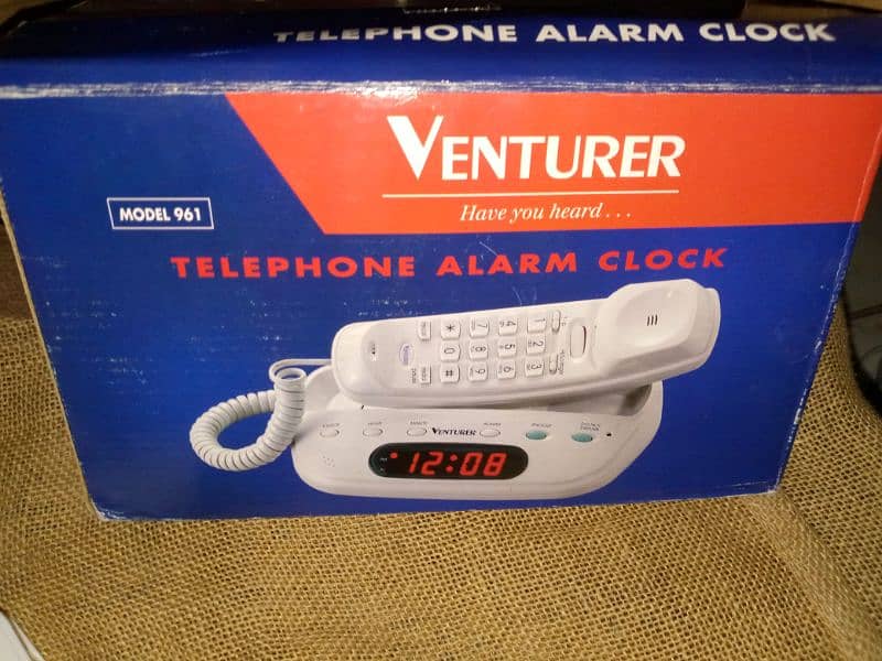 telephone and alarm clock 1