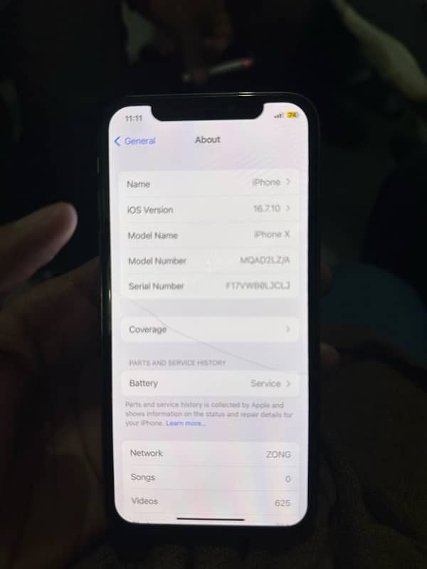 Iphone X 64GB PTA Approved 1