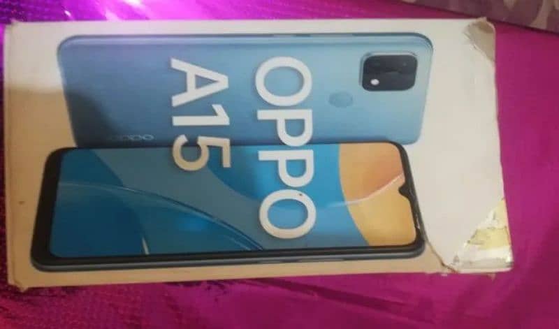 oppo A15  and box 2