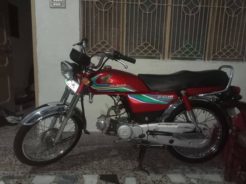 Honda Cd 70 2017 model Islamabad number 0