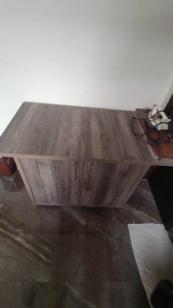 Iron table original wood 2