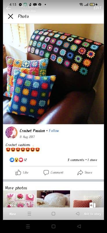 home made crochet items 11