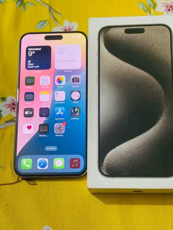 Iphone 15 Pro Max Non PTA 256 GB 1