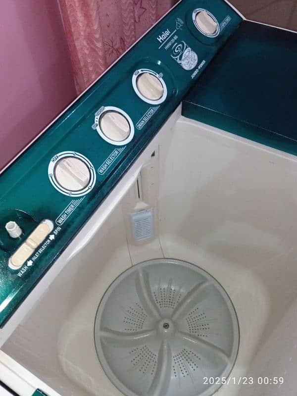 Haier washing machine twin tub model number HWM120BS 9