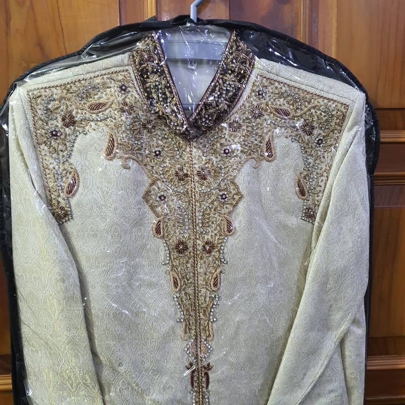 Sherwani + Velvet Coat 1