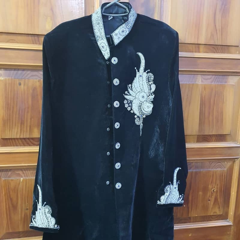 Sherwani + Velvet Coat 3