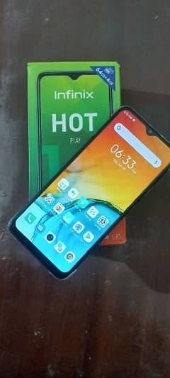 Infinix hot 10 play with Box charger