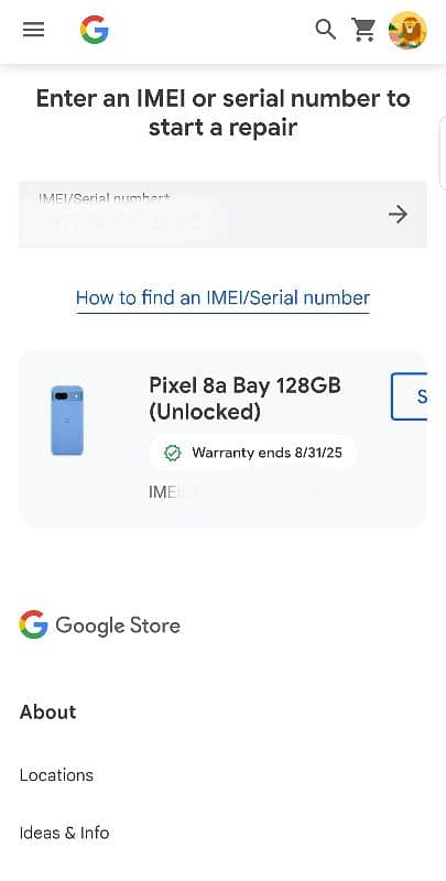 Google Pixel 8A Pta Approved In warranty 8