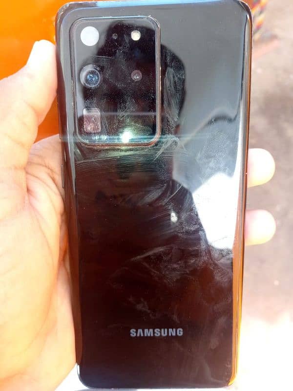 Samsung s20 ultra 12gb 128gb non pta but z. o. n. g working by t. r. i. c. k 4