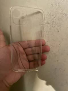 Iphone 12 transparent silicone case