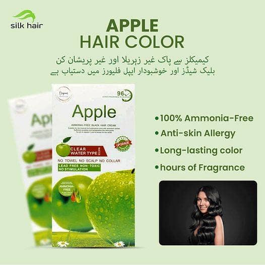 Natural Apple Black Hair Color 96 in Pakistan 16