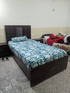 2 Single Beds Without Mattress