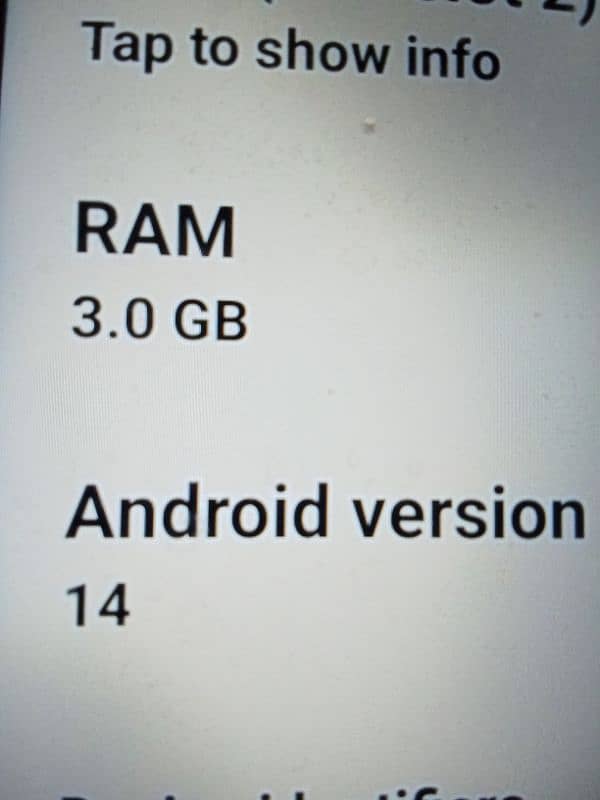 Redmi A3x Android version 14 storage 3/64 in warranty 5