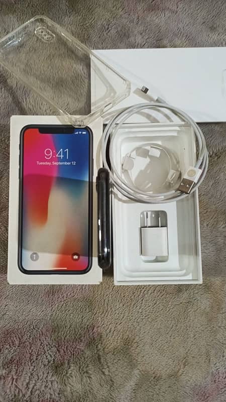 iPhone X PTA Approved  64gb 2