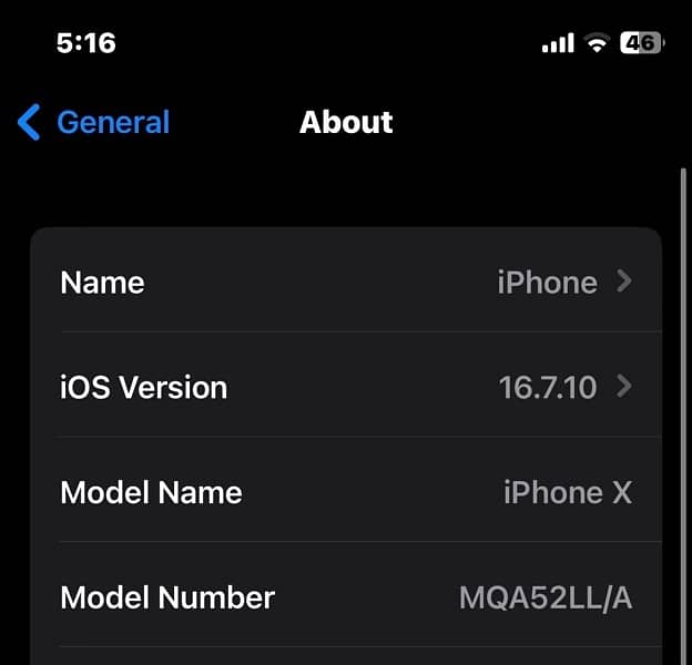 iPhone X PTA Approved  64gb 5