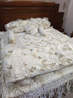 Fancy Bridal Bed Sheet