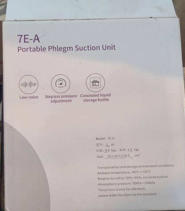 7E-A Portable Phlegm Suction Unit 5