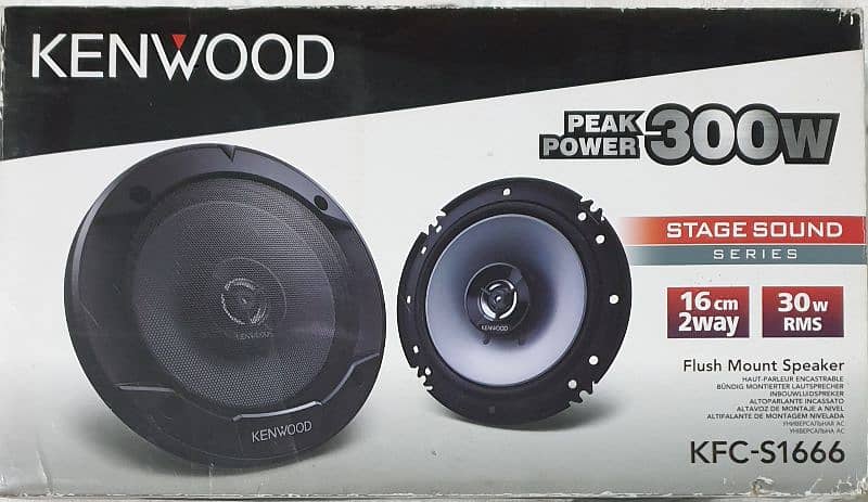 Kenwood KFC-S1666 2 Way Speaker 300W 1